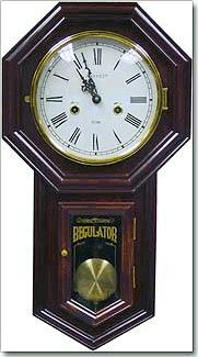 School House Regulator Clock