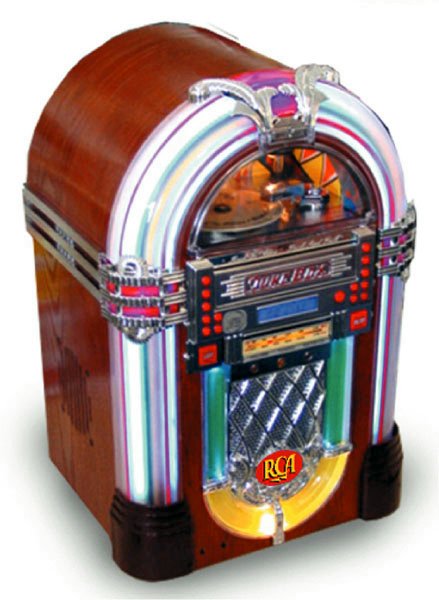 RCA 3 CD replica mini jukebox